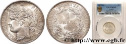 1 franc Cérès, IIIe République 1872 Bordeaux F.216/6