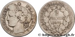2 francs Cérès, avec légende 1871 Bordeaux F.265/7