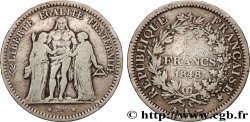 5 francs Hercule, IIe République 1848 Bordeaux F.326/4