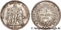 5 francs Hercule, IIe République 1849 Bordeaux F.326/7