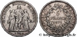 5 francs Hercule 1871 Paris F.334/2