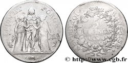 5 francs Union et Force, Union serré, avec glands intérieurs et gland extérieur 1797 Paris F.288/4