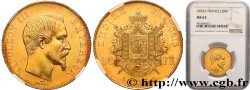 50 francs or Napoléon III, tête nue 1855 Paris F.547/1