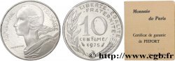 Piéfort argent de 10 centimes Marianne 1975 Pessac F.144/15P