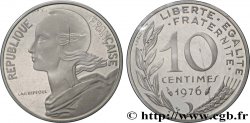 Piéfort argent de 10 centimes Marianne 1976 Pessac GEM.46 P2