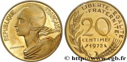Piéfort Br-Al de 20 centimes Marianne 1972 Paris GEM.56 P1