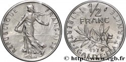 Piéfort nickel de 1/2 franc Semeuse 1976 Pessac GEM.91 P1