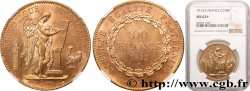 100 francs génie, tranche inscrite en relief liberté égalité fraternité 1912 Paris F.553/6