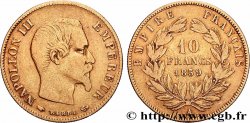 10 francs or Napoléon III, tête nue 1859 Paris F.506/7