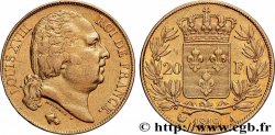 20 francs or Louis XVIII, tête nue 1819 Paris F.519/15
