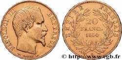 20 francs or Napoléon III, tête nue 1854 Paris F.531/2