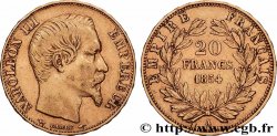 20 francs or Napoléon III, tête nue 1854 Paris F.531/2