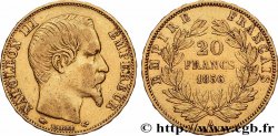 20 francs or Napoléon III, tête nue 1856 Paris F.531/9