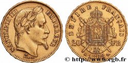 20 francs or Napoléon III, tête laurée 1868 Paris F.532/18 TTB 