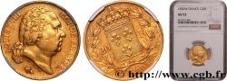 20 francs or Louis XVIII, tête nue 1820 Lille F.519/23