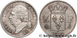 1/4 franc Louis XVIII 1822 Paris F.163/21