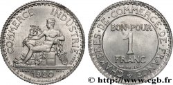 Essai de 1 franc Chambres de Commerce en aluminium 1920 Paris GEM.95 11