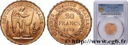 20 francs or Génie, Troisième République 1898 Paris F.533/23 SUP62 PCGS
