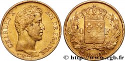 40 francs or Charles X, 2e type 1830 Paris F.544/5