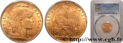 10 francs or Coq 1907 Paris F.509/8