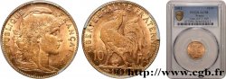 10 francs or Coq 1911 Paris F.509/12