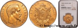 50 francs or Napoléon III, tête nue 1858 Paris F.547/5