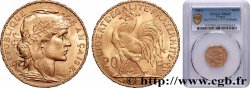 20 francs or Coq, Liberté Égalité Fraternité 1914 Paris F.535/8