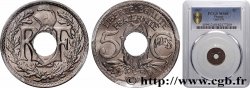 5 centimes Lindauer, petit module 1927  F.122/12