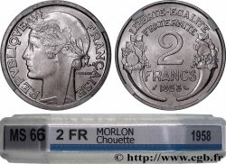 2 francs Morlon, aluminium 1958  F.269/18