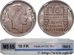 10 francs Turin, petite tête 1948 Beaumont-Le-Roger F.362/4