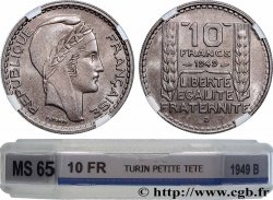 10 francs Turin, petite tête 1949 Beaumont-le-Roger F.362/7
