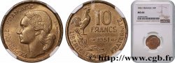 10 francs Guiraud 1951  F.363/4