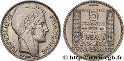 Essai de 5 francs Turin en cupro-nickel 1933 Paris GEM.140 12
