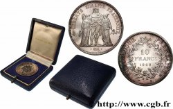 Piéfort Argent de 10 francs Hercule 1968 Paris GEM.183 P1
