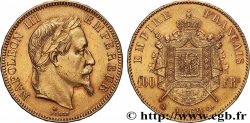 100 francs or Napoléon III, tête laurée 1869 Paris F.551/12
