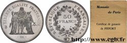 Piéfort argent de 50 francs Hercule 1975  GEM.223 P1