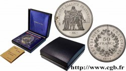 Piéfort argent de 50 francs Hercule 1976  GEM.223 P1