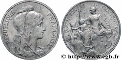 Essai de 5 centimes Daniel-Dupuis, en aluminium, poids léger 1908 Paris GEM.14 18