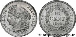 Concours de 10 centimes, essai en étain par Pingret 1848 Paris VG.3151 var.