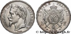 5 francs Napoléon III, tête laurée 1867 Paris F.331/10