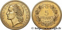 Essai de 5 francs Lavrillier, bronze-aluminium 1939 Paris F.337/2