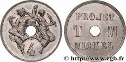 Essai de 4 centimes Michelin en Maillechort 1889  GEM.259 3