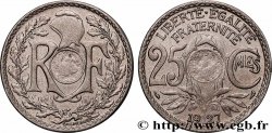25 centimes Lindauer, non perforée 1927  F.171/11 var.