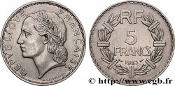 Essai de 5 francs Lavrillier, nickel 1933  F.336/1