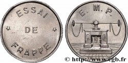 Essai de frappe de 10 francs Jimenez, cinq séries de cannelures n.d. Pessac GEM.194 6