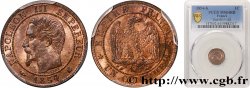 Un centime Napoléon III, tête nue 1854 Bordeaux F.102/13