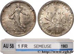 1 franc Semeuse 1903 Paris F.217/8 SUP58 GENI