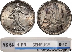 1 franc Semeuse 1914 Castelsarrasin F.217/20 SPL64 GENI