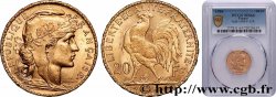 20 francs or Coq, Dieu protège la France 1906 Paris F.534/11