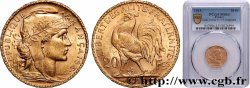 20 francs or Coq, Liberté Égalité Fraternité 1913 Paris F.535/7